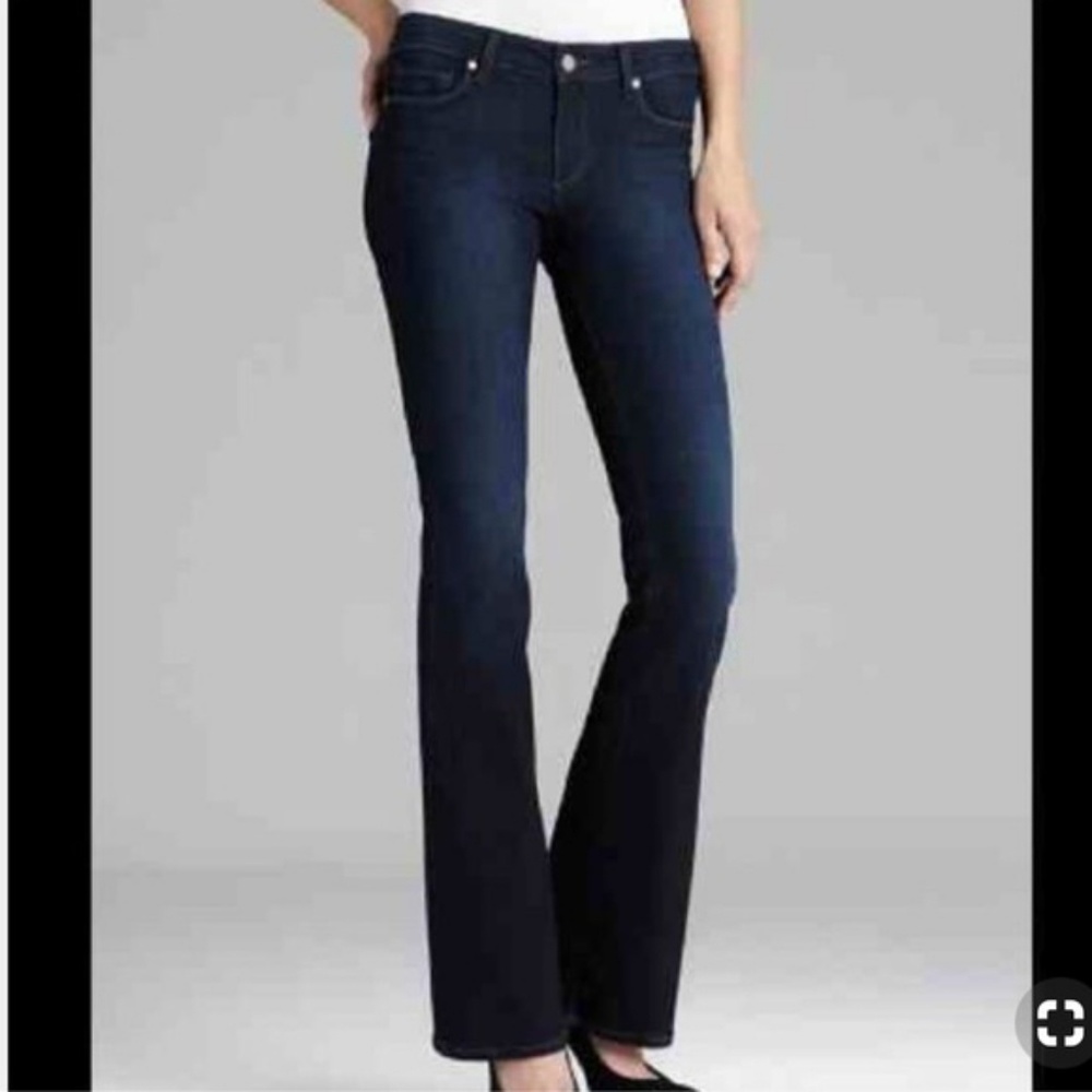 Paige size 24 Montecito Dark Wash Boot cut jeans